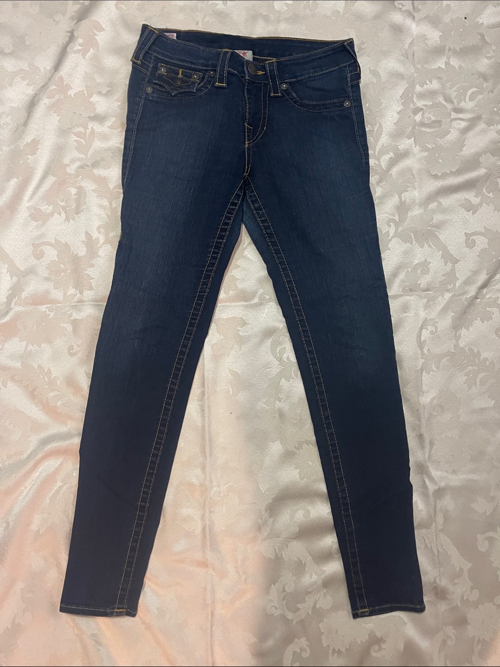True Religion Dark Indigo Skinny Jeans
